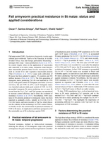 Image of first page of: Fall armyworm practical resistance in Bt maize: status and applied considerations