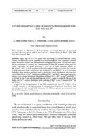 Bild der ersten Seite der Arbeit: Crystal chemistry of
a suite of natural Cr-bearing spinels with 0.15 ≤ Cr ≤ 1.07