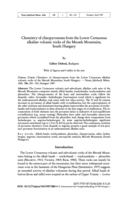 Image of first page of: Chemistry of clinopyroxenes from the Lower Cretaceous
alkaline volcanic rocks of the Mecsek Mountains, South Hungary