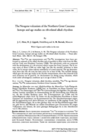 Image of first page of: The Neogene volcanism of
the Northern Great Caucasus Isotope and age studies on rift-related
alkali rhyolites
