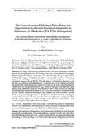Image of first page of: Das Uranvorkommen Müllenbach/Baden-Baden, eine epigenetisch-hydrothermale Imprägnationslagerstätte in Sedimenten des Oberkarbon (Teil II: Das Nebengestein)