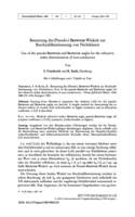 Image of first page of: Benutzung des (Pseudo-) Brewster-Winkels zur Brechzahlbestimmung von Nichtleitern