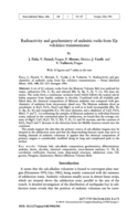 Image of first page of: Radioactivity and geochemistry of andesitic rocks from Eje volcánico
transmexicano