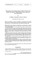 Image of first page of: The genesis of
late Alpine plutonic bodies of Rensen and Monte Alto (Eastern Alps):
Inferences from major and trace element data