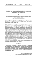 Image of first page of: Petrologic and geochemical features of rocks from recent eruptions at
Mt. Etna, Sicily